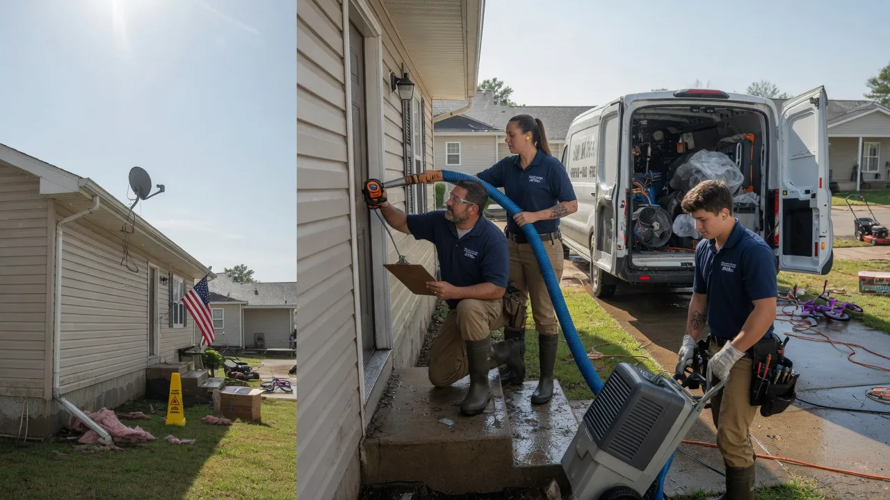 Ceiling Water Damage Restoration in Oakhurst, OK near me